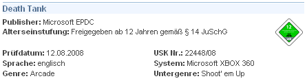 death tank xbox 360 usk rating